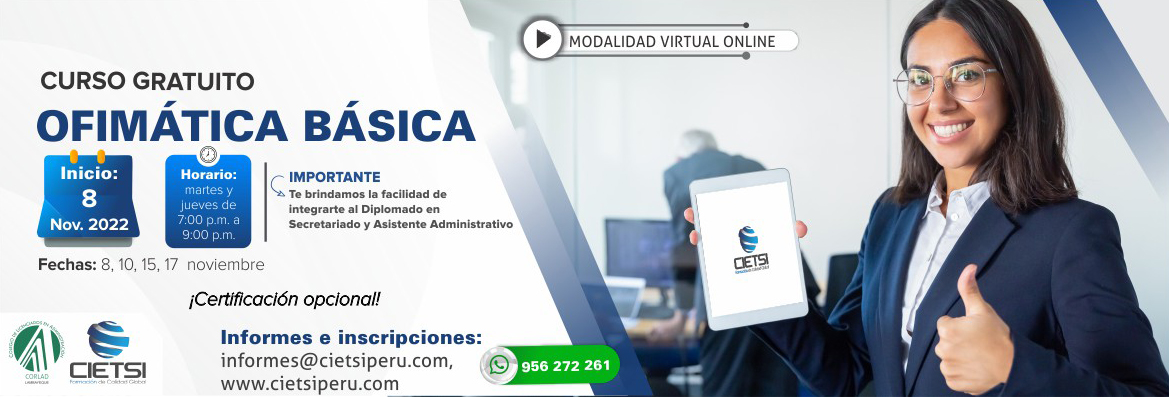 CURSO DE OFIMÁTICA BÁSICA 2022